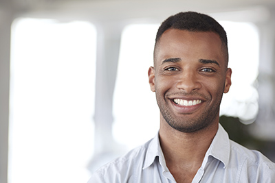 Man smiling about his fillings by dentist in Ann Arbor, MI.